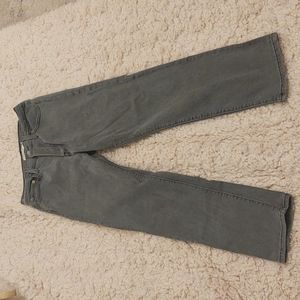 Levi's Women's High-Rise Wedgie Straight Cropped Jeans Cosmic Comet size 29